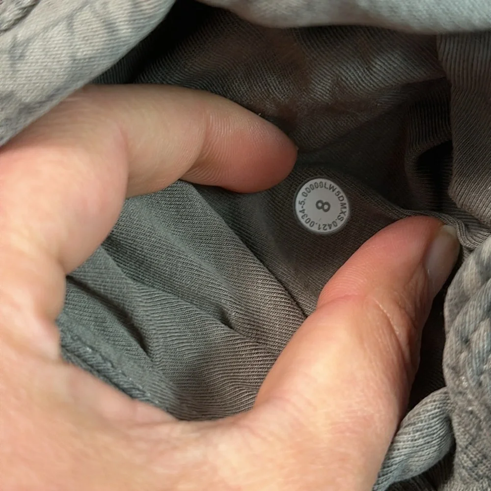 Lululemon Warm Down Jogger *7/8 Length Thread Dye Rover Black